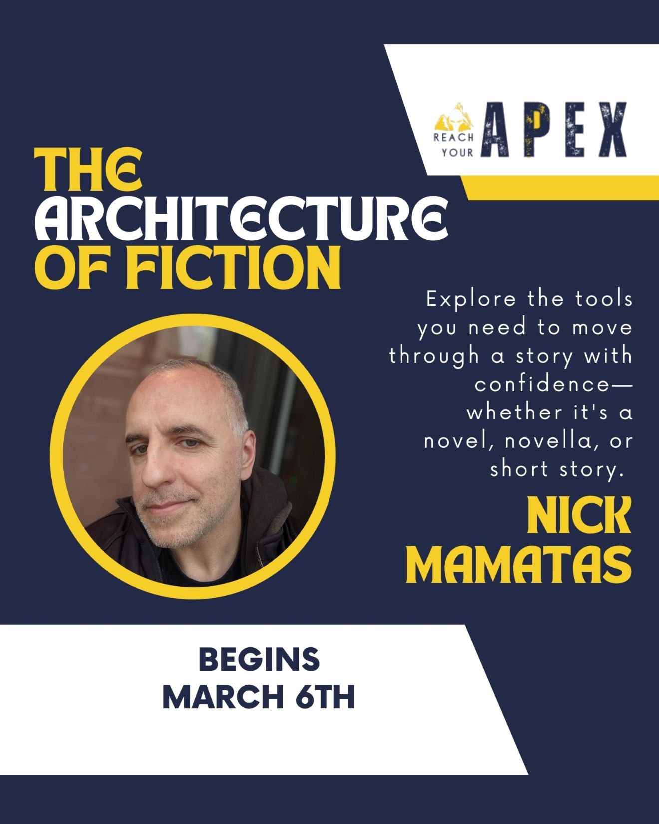 The Architecture of Fiction led by Nick Mamatas