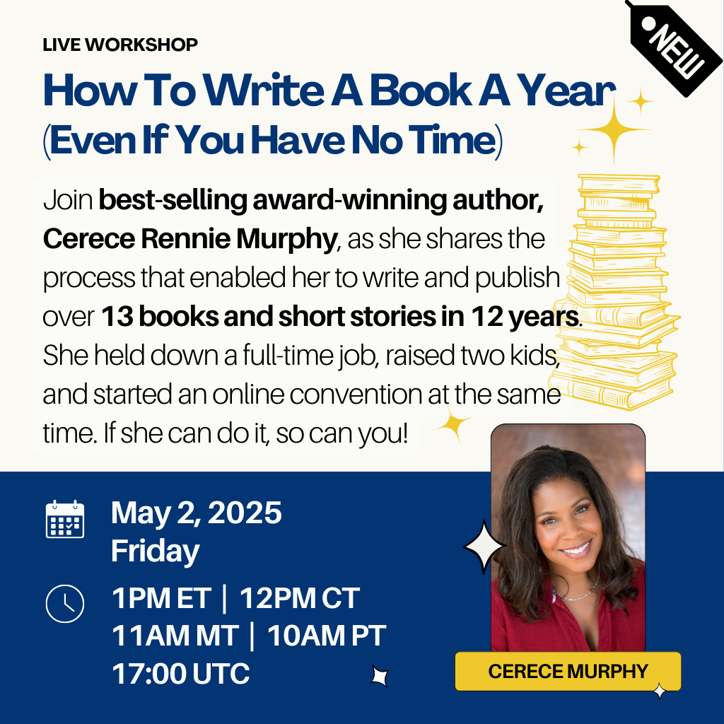 How To Write A Book A Year (Even If You Have No Time) — Live Workshop
