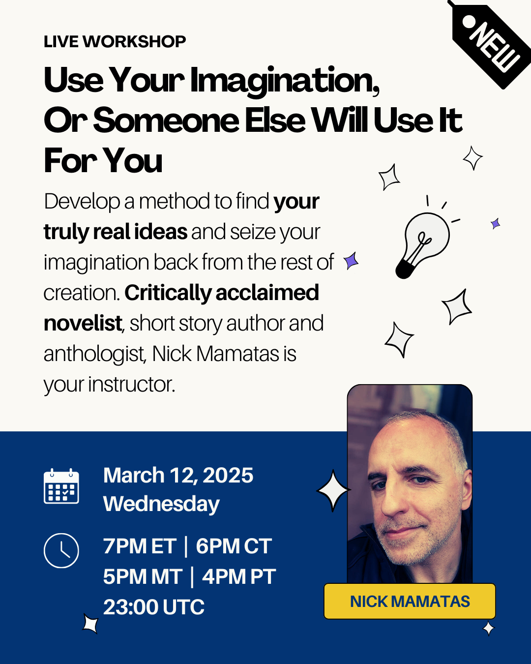 Use Your Imagination, Or Someone Else Will Use It For You