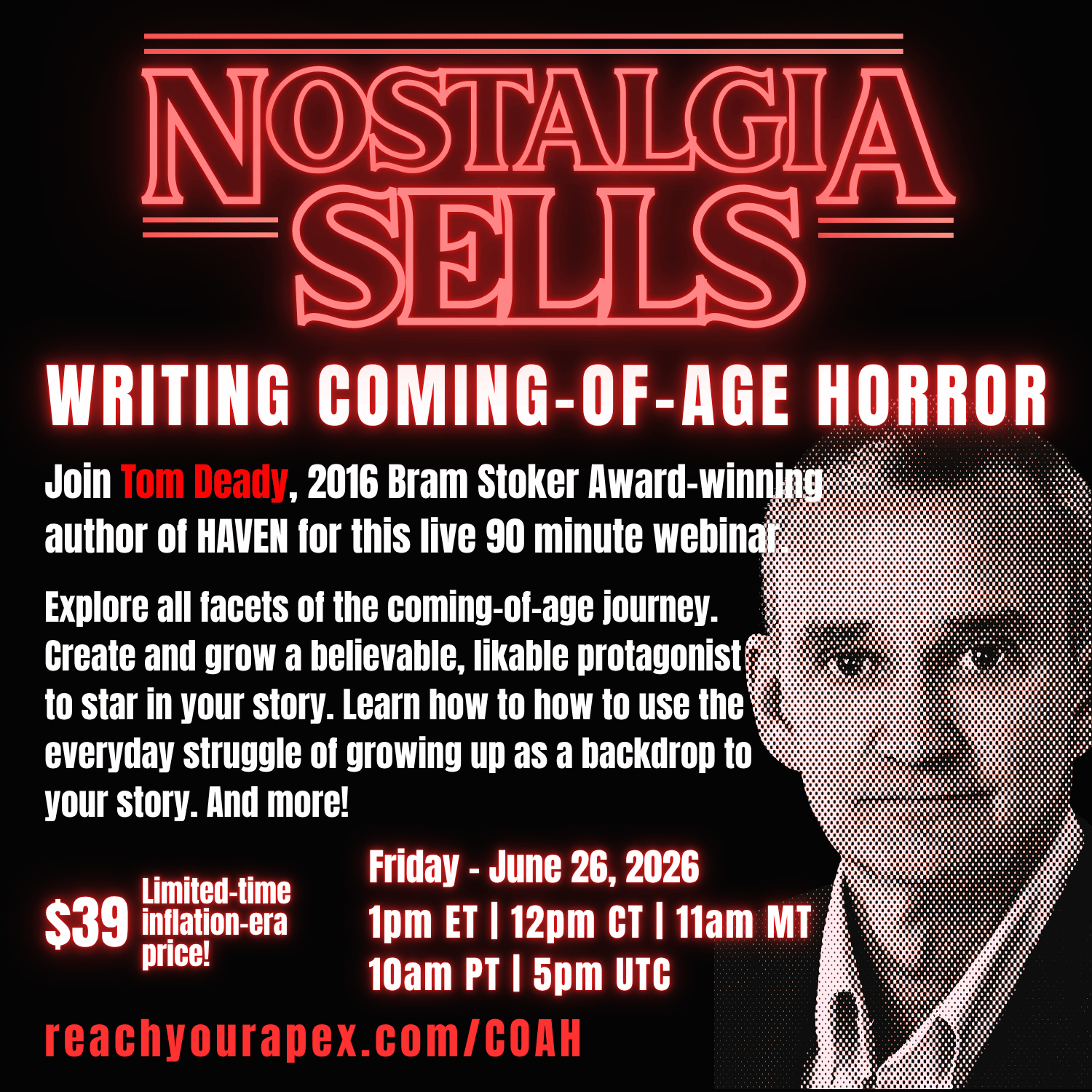 Nostalgia Sells – Writing Coming-Of-Age Horror Stories